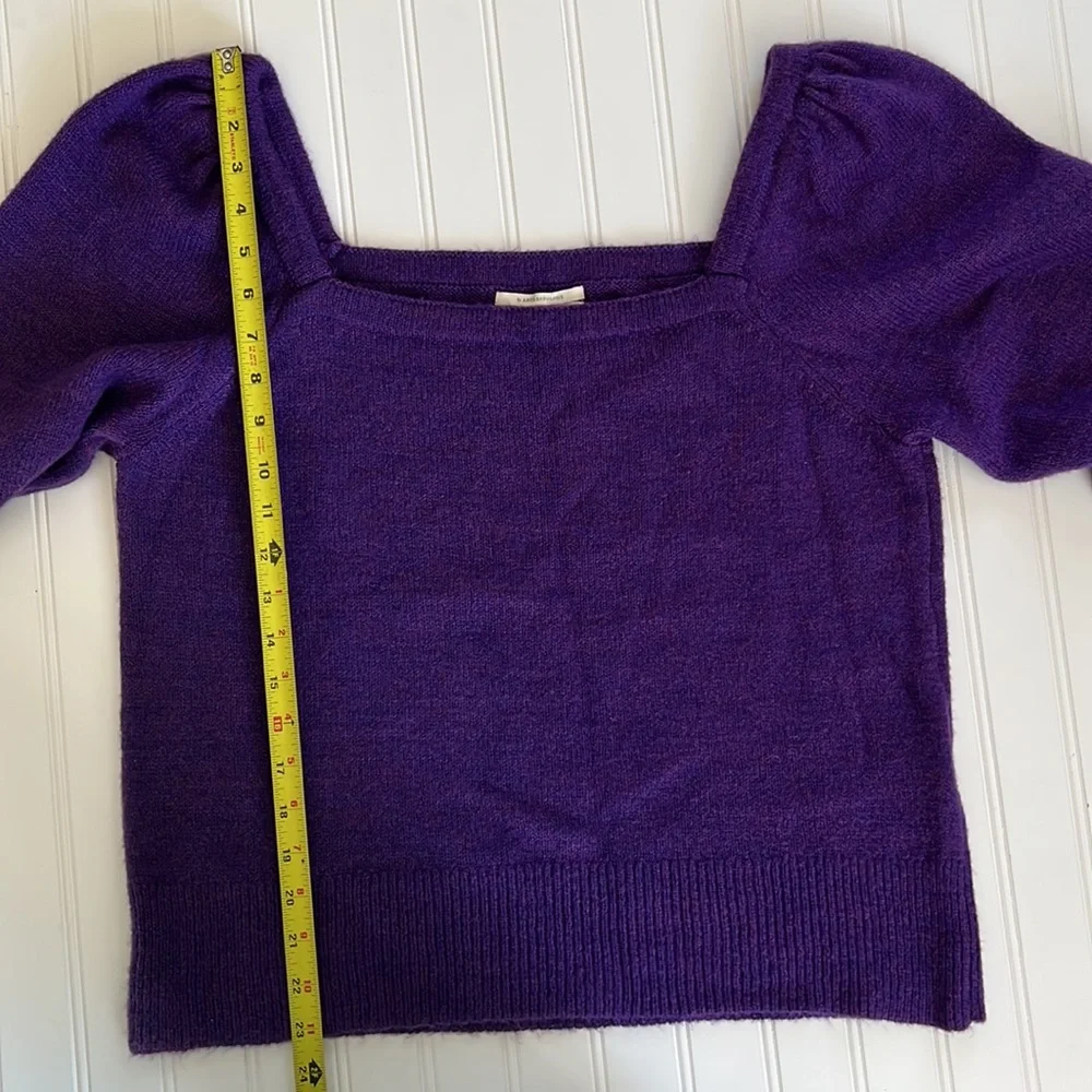 Anthropologie beautiful purple sweater! XL super soft - Picture 7 of 7